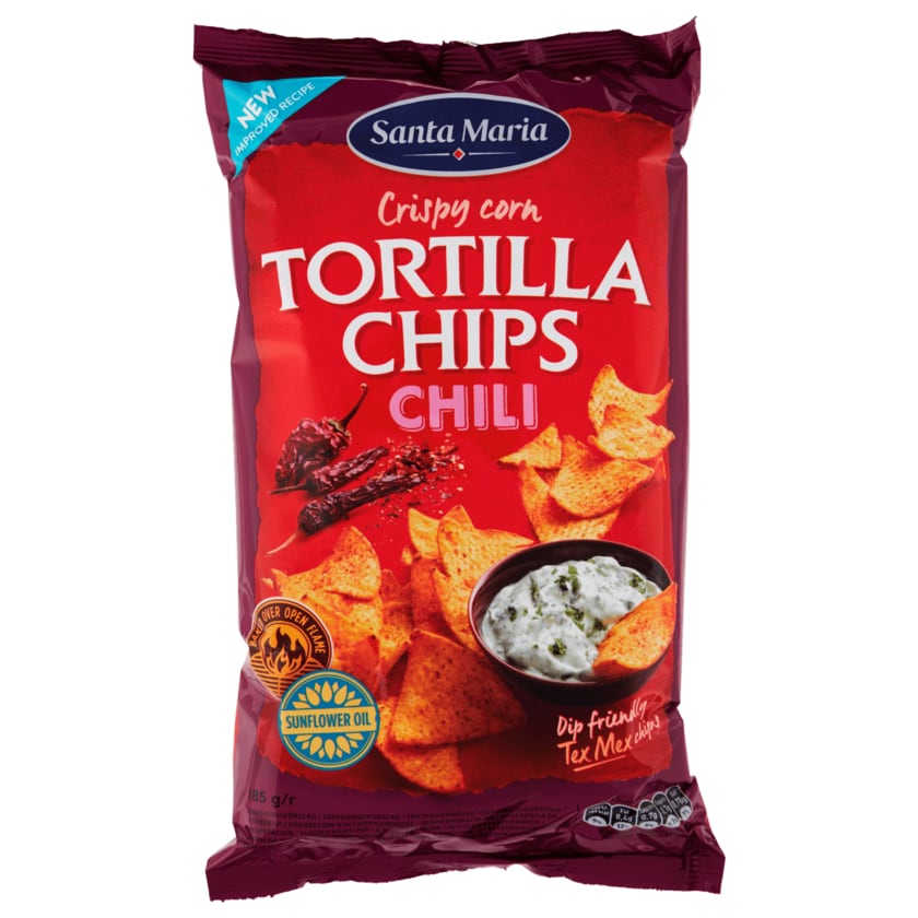 Santa Maria Tortilla Chips Chili 185g